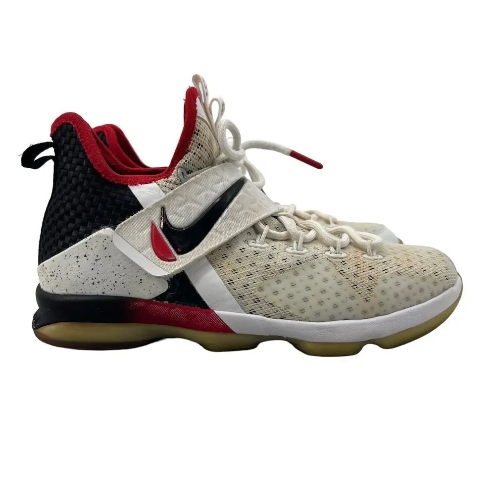 Nike Basketball Shoe Youth Boys 7Y LeBron 14 GS Flip The Switch White Multi Mesh